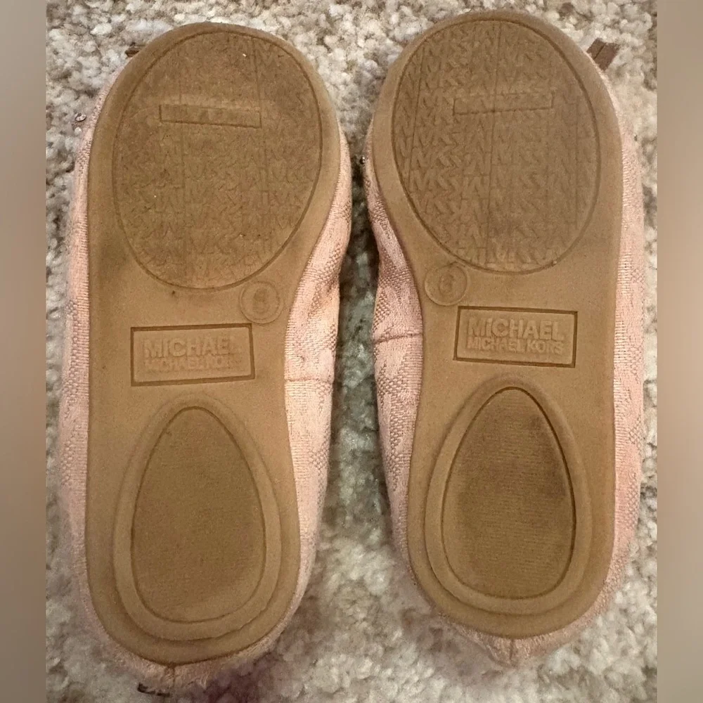 3/$15 Michael Kors Baby Kids Dress Shoes in Pink with Pearls